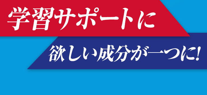 学習サポートに欲しい成分が一つに!
